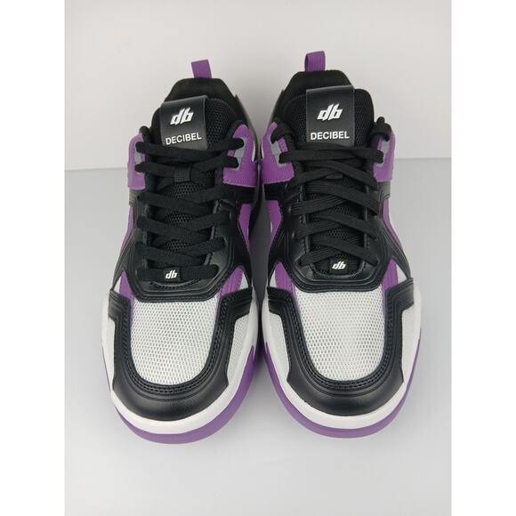 Decibel Shoes Men's Size US 10 Purple/White/Black DBVOL1, New Without Box - Picture 4 of 13